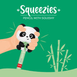 Lápis com Anti-stress Squeezies - Panda - Legami