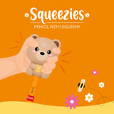 Lápis com Anti-stress Squeezies - Teddy Bear - Legami