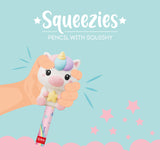 Lápis com Anti-stress Squeezies - Unicorn - Legami