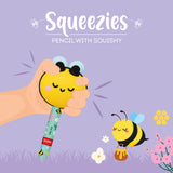 Lápis com Anti-stress Squeezies - Bee - Legami