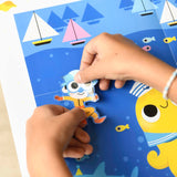 Poster com Autocolantes - Creative Sea +3A - Poppik