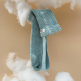 Collant com Pés e Suspensórios Granny - Misty Blue - Silly Silas