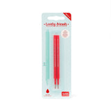 Conj. 2 Recargas para Caneta em Gel Lovely Friends - Vermelho