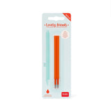 Conj. 2 Recargas para Caneta em Gel Lovely Friends - Laranja