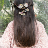 Conj. 2 Ganchos de Cabelo Rainbow Unicorn - Rockahula