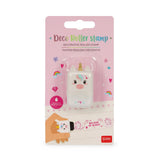 Carimbo Decorativo de Rolo - Deco Roller Stamp - Unicorn - Legami