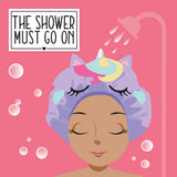 Touca de Duche - The Shower Must Go On - Unicorn - Legami