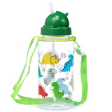 Garrafa Infantil com Palhinha 450 ml - Dinosauria Jr