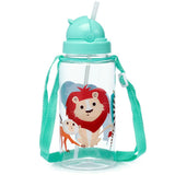 Garrafa Infantil com Palhinha 450 ml - Zooniverse