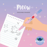 Borrachas Empilháveis -Meow - Kitty - Legami