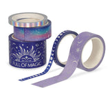 Set de 5 Fitas Adesivas de Papel Tape by Tape - Magic - Legami
