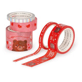 Set de 5 Fitas Adesivas de Papel Tape by Tape - Teddy Bear - Legami