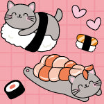 Mochila Escolar - My Backpack - Sushi Cat - Legami