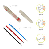 Caneta de Gel Apagável 3 Cores Make Mistakes  - Travel - Legami