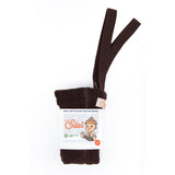 Collant sem Pés e Suspensórios - Coleção Warmy - Chocolate Brown