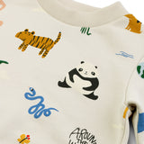 Sweat Algodão Orgânico Thora - Around the World - Liewood