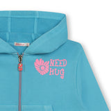 Sudadera con capucha "Necesito un abrazo" - Billieblush