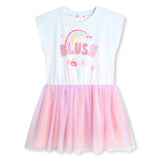 Vestido com Saia de Tule "Blush Power" - Billieblush