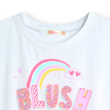 Vestido com Saia de Tule "Blush Power" - Billieblush