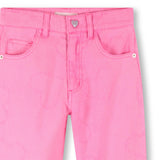 Calças de Ganga Corações Rosa - Billieblush
