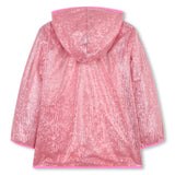 Impermeável com Lantejoulas Rosa - Billieblush