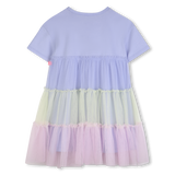 Vestido Algodão e Tule - Billieblush