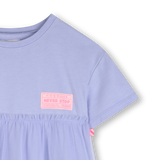 Vestido Algodão e Tule - Billieblush