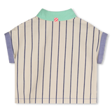 Camisa Listada Manga Curta - Billieblush