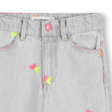 Calças de Ganga Corações - Billieblush