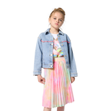 T-Shirt Manga Curta Lantejoulas - Billieblush