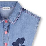 Macacão de Ganga Corações - Billieblush