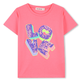 T-Shirt Manga Curta Love - Billieblush