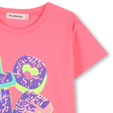 T-Shirt Manga Curta Love - Billieblush