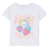 T-Shirt Manga Curta "Listen to your Heart" - Billieblush
