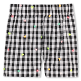 Conj. T-shirt e Calções Gingham Corações - Billieblush