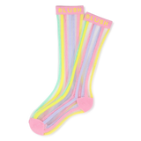 Meias Transparentes Listadas - Billieblush