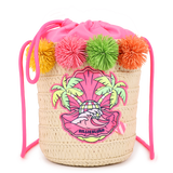 Bolsa Tiracolo com Pom Pom - Billieblush
