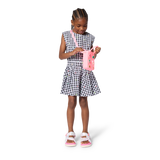 Vestido Gingham Corações - Billieblush