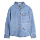 Camisa de Ganga Manga Comprida - Billieblush