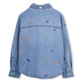 Camisa de Ganga Manga Comprida - Billieblush