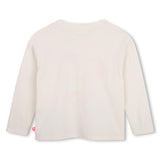 T-Shirt Manga Comprida - Play Again? - Rice - Billieblush