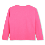 T-Shirt Manga Comprida - Are You Fluffy? - Storm Pink - Billieblush