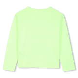 T-Shirt Manga Comprida - Love, Smile - Green Lemon - Billieblush