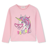 T-Shirt Manga Comprida - Dreamer - Rose Bonbon - Billieblush