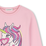 T-Shirt Manga Comprida - Dreamer - Rose Bonbon - Billieblush