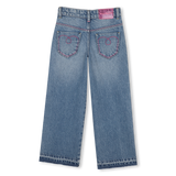 Calças de Denim com Aplicações - Double Stone - Billieblush
