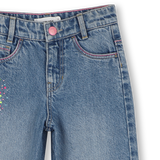 Calças de Denim com Aplicações - Double Stone - Billieblush