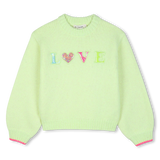 Suéter LOVE - Green Lemon - Billieblush