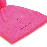 Gorro com Strass Multicoloridas - Rosa - Billieblush