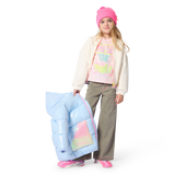 Gorro com Strass Multicoloridas - Rosa - Billieblush